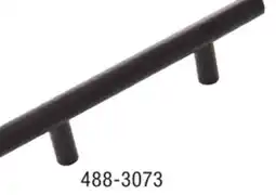 Menards Mastercraft Bar Pulls 3 (76mm) Center-to-Center Matte Black Contemporary Cabinet Pull offer