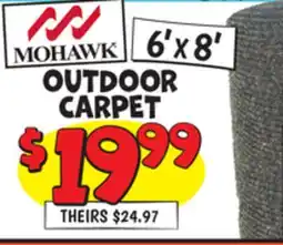 Ollie's MOHAWK OUTDOOR CARPET offer