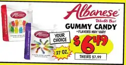 Ollie's GUMMY CANDY offer
