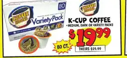 Ollie's K-CUP COFFEE offer