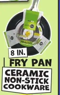 Ollie's THE ORIGINAL GREEN PAN FRY PAN CERAMIC NON-STICK COOKWARE offer