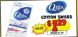 Ollie's Q-Tips Cotton Swabs offer