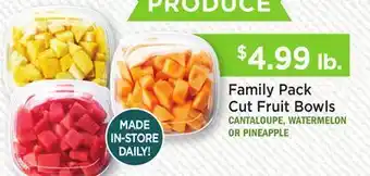 Heinen's Family Pack Cut Fruit Bowls offer