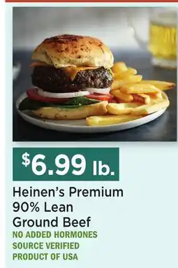 Heinen's Heinen's Premium 90% Lean Ground Beef offer