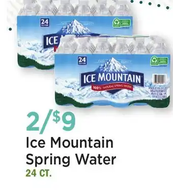 Heinen's Ice Mountain Spring Water offer