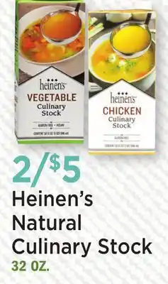Heinen's Heinen's Natural Culinary Stock offer