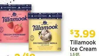 Heinen's Tillamook Ice Cream offer