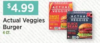 Heinen's Actual Veggies Burger offer