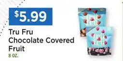 Heinen's Tru Fru Chocolate Covered Fruit offer
