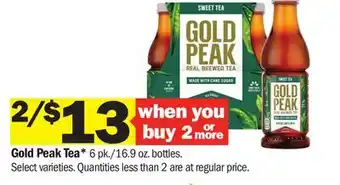 Meijer Gold Peak Tea offer