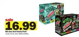 Meijer Mtn Dew Hard Variety Pack offer