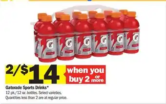 Meijer Gatorade Sports Drinks offer