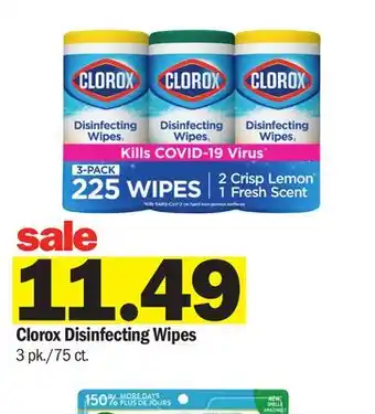 Meijer Clorox Disinfecting Wipes offer