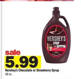 Meijer Hershey's Chocolate or Strawberry Syrup offer