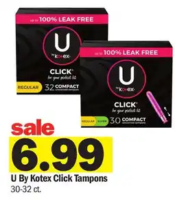 Meijer U By Kotex Click Tampons offer