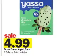 Meijer Yasso Frozen Yogurt Bars offer