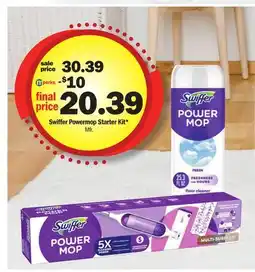Meijer Swiffer Powermop Starter Kit offer