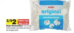 Meijer Meijer Marshmallows offer