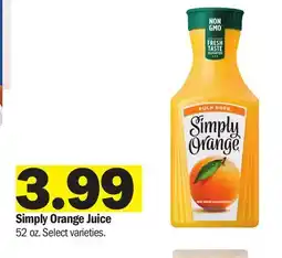 Meijer Simply Orange Juice offer