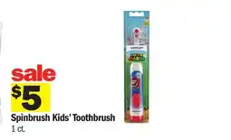 Meijer Spinbrush Kids' Toothbrush offer