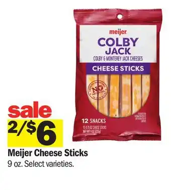 Meijer Meijer Cheese Sticks offer