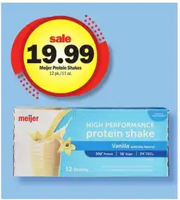 Meijer Meijer Protein Shakes offer