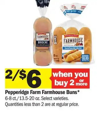 Meijer Pepperidge Farm Farmhouse Buns offer