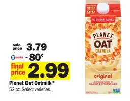 Meijer Planet Oat Oatmilk offer