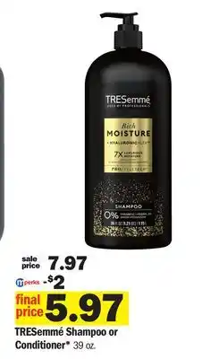 Meijer TRESemmé Shampoo or Conditioner offer