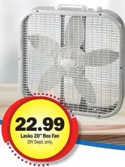 Meijer Lasko 20 Box Fan offer