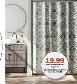 Meijer Fabric Shower Curtain offer