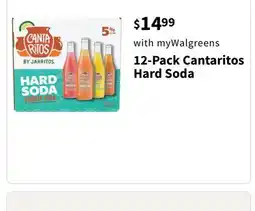 Walgreens 12-Pack Cantaritos Hard Soda offer