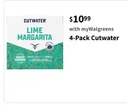 Walgreens 4-Pack Cutwater offer
