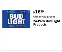 Walgreens 24-Pack Bud Light Products offer