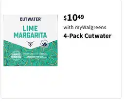 Walgreens 4-Pack Cutwater offer