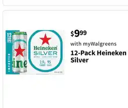 Walgreens 12-Pack Heineken Silver offer