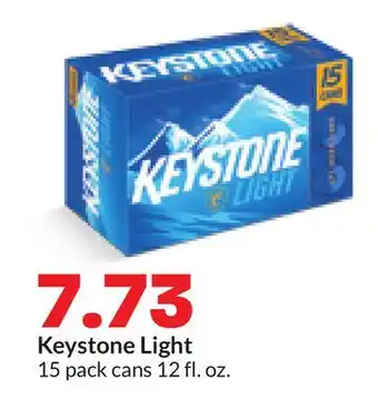 Hy-Vee Keystone Light offer