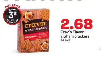 Hy-Vee Crav'n Flavor graham crackers offer