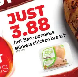 Hy-Vee Just Bare boneless skinless chicken breasts offer