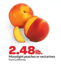 Hy-Vee Moonlight peaches or nectarines offer