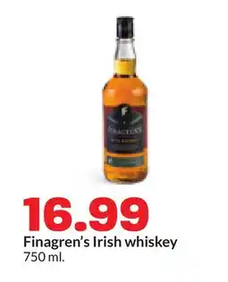 Hy-Vee Finagren's Irish whiskey offer