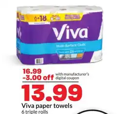 Hy-Vee Viva paper towels offer