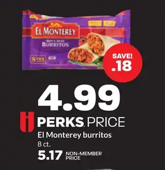 Hy-Vee El Monterey burritos offer