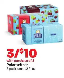 Hy-Vee Polar seltzer offer