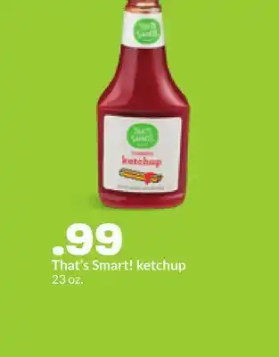 Hy-Vee That's Smart! ketchup offer