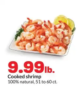 Hy-Vee Cooked shrimp offer