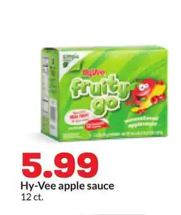 Hy-Vee Hy-Vee apple sauce offer