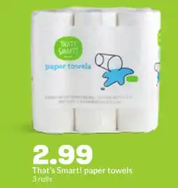 Hy-Vee That's Smart! paper towels offer