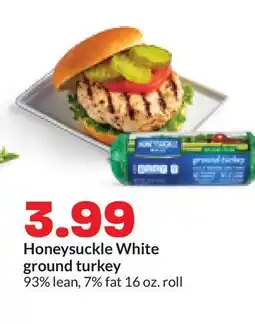 Hy-Vee Honeysuckle White ground turkey offer