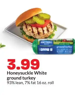 Hy-Vee Honeysuckle White ground turkey offer